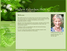 Tablet Screenshot of drphyllisrichardson.com